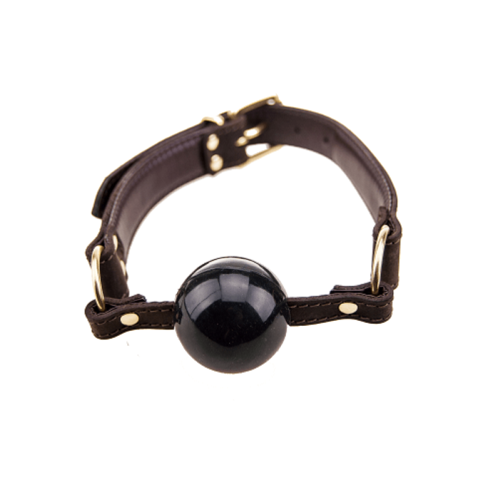 Omejevanje Bound Nubuck Leather Solid Ball Gag Omejevanje Bound Nubuck Leather Solid Ball Gag