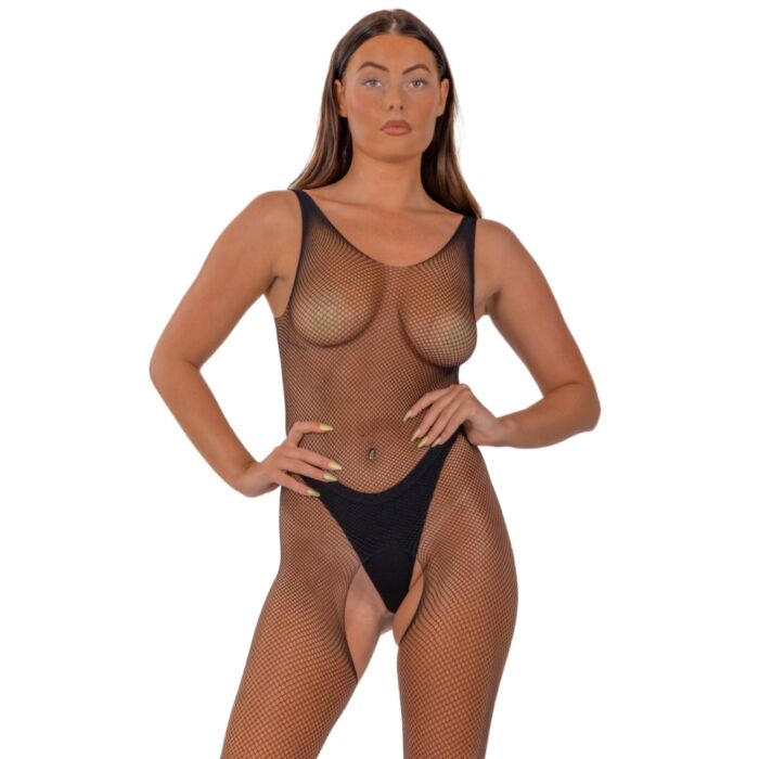 Bodystocking Lace Crotchless z odprtinami Bodystocking Lace Crotchless z odprtinami
