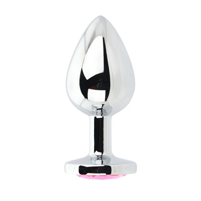 Toosh Metal Butt Plug Large Stone z draguljem Rosa Toosh Metal Butt Plug Large Stone z draguljem Rosa