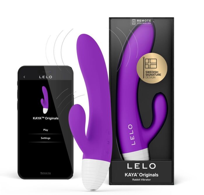 Zajčji vibrator LELO KAYA za dvojno stimulacijo