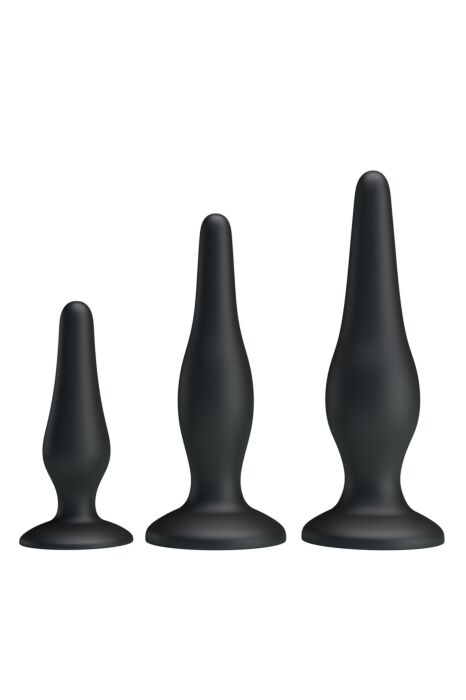 Set analnih plugsov PARTY UP Jerry s tremi velikostmi Set analnih plugsov PARTY UP Jerry s tremi velikostmi