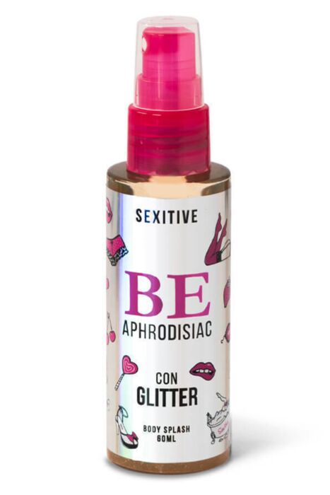 Afrodisijak Be Body Splash SEXITIVE z bleščicami Afrodisijak Be Body Splash SEXITIVE z bleščicami