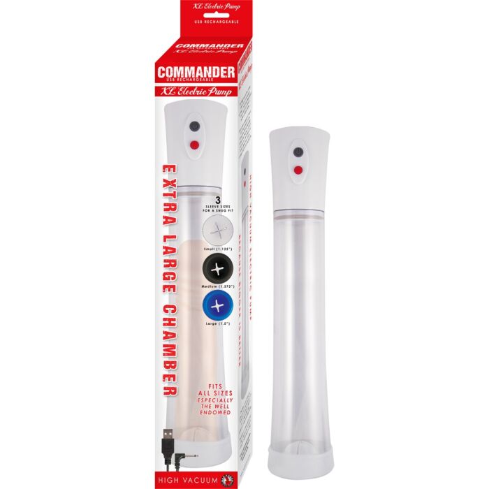 Nasstoys Commander XL električna črpalka za penis Nasstoys Commander XL električna črpalka za penis