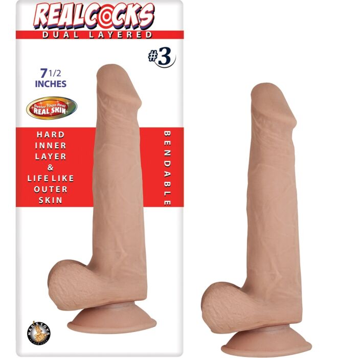 Dildo Nasstoys RealCocks z upogljivim jedrom Dildo Nasstoys RealCocks z upogljivim jedrom