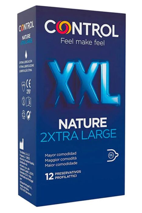 Kondomi Control Nature XXL - Širši in daljši za večjo udobje Kondomi Control Nature XXL - Širši in daljši za večjo udobje