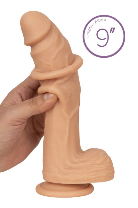 Dildo S Pleasures DAVID 9" z ventoso in varno strukturo Dildo S Pleasures DAVID 9" z ventoso in varno strukturo