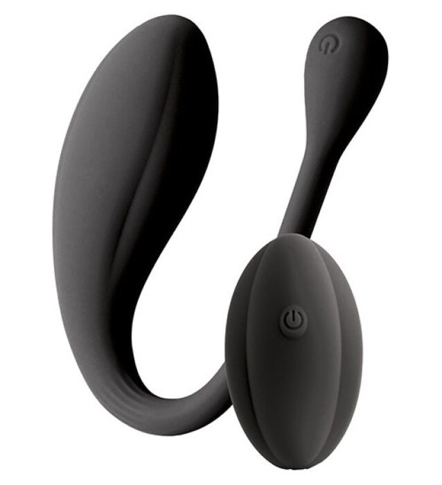 Jajčni vibrator S Pleasures Premium Line Viviane – črna