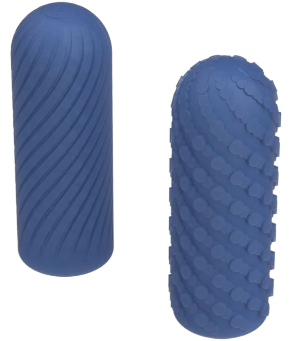 Modri ročni masturbator ARCWAVE GHOST z dvema teksturama