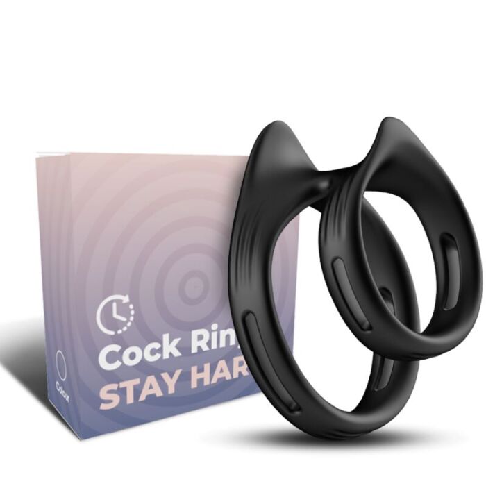 ARMONY - DUALRING DOUBLE ELASTIC RING BLACK ARMONY - DUALRING DOUBLE ELASTIC RING BLACK
