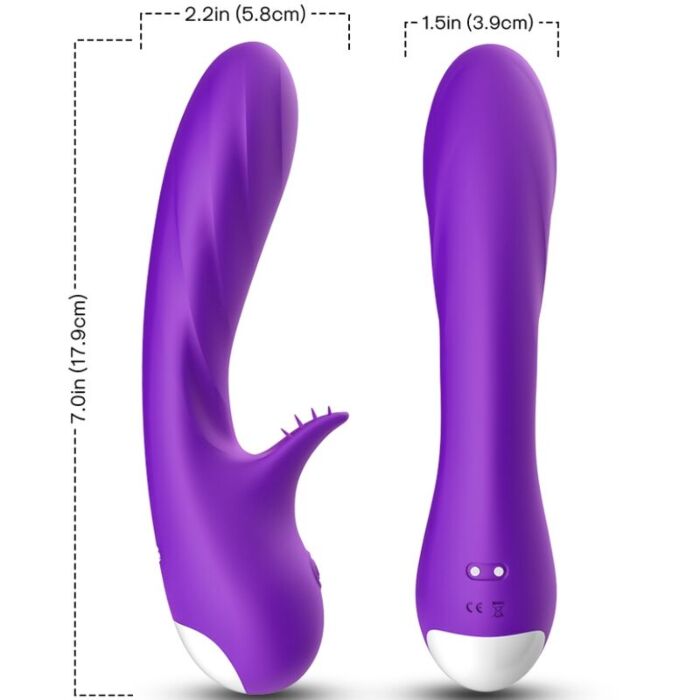 ARMONY - ROMANCE VIBRATOR WITH STIMULATOR PURPLE ARMONY - ROMANCE VIBRATOR WITH STIMULATOR PURPLE