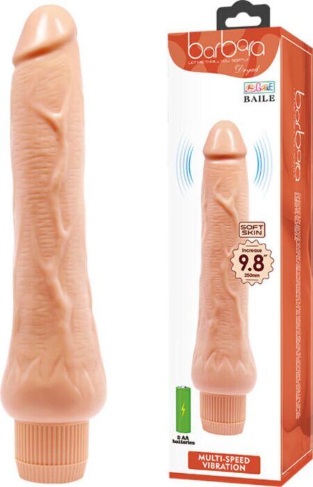 BAILE - BÁRBARA VIBRADOR REALÍSTICO 25 CM