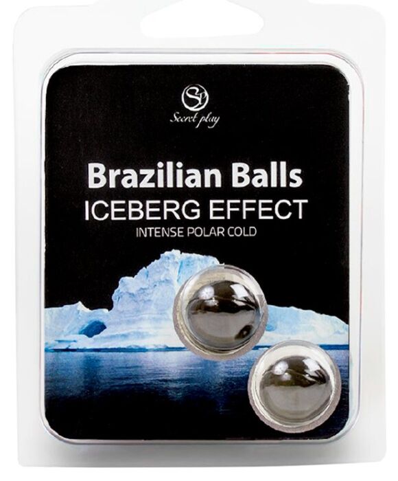Lubrikant Secret Play Brazilian Balls z učinkom Iceberg