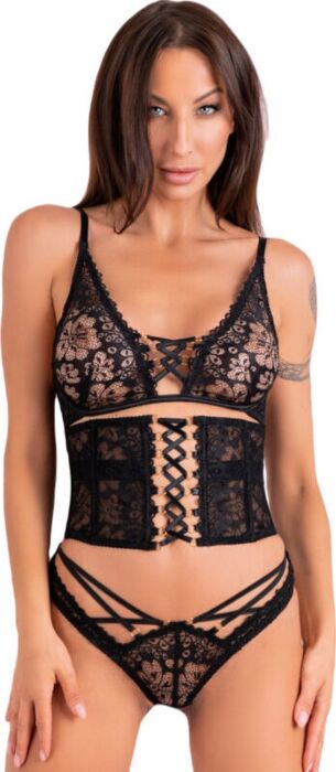 Conjunto de Lencería Livco Corsetti Cinex Atlantin S/M