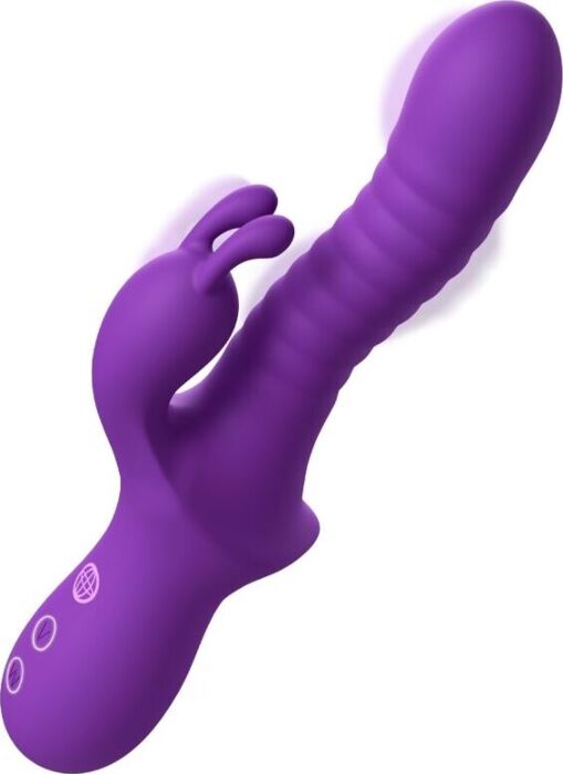 FANTASY FOR HER Fantasy Wave vijoličen zajčji vibrator