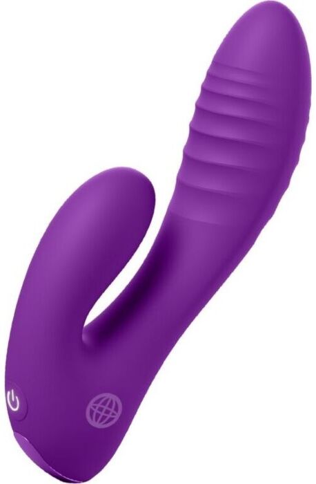 Vibrator FANTASY FOR HER SECRET LOVER, vijoličen, za točko G in klitoris