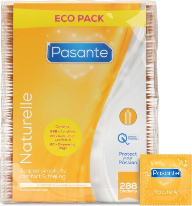 Kondomi Pasante Naturelle Ultra lubricirani 288 enot