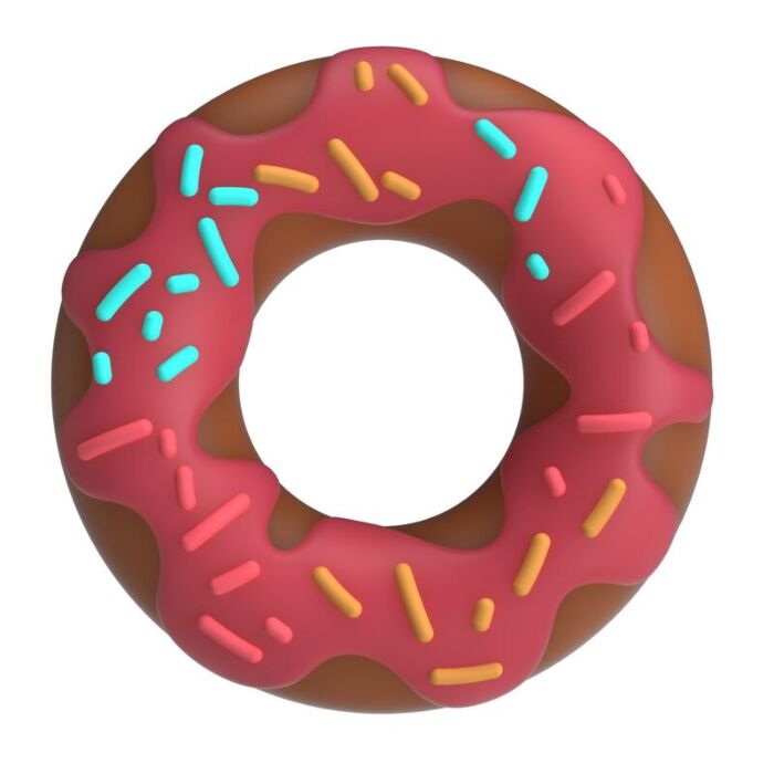 PRETTY LOVE - SUPER DONUT PENIS RING PINK PRETTY LOVE - SUPER DONUT PENIS RING PINK