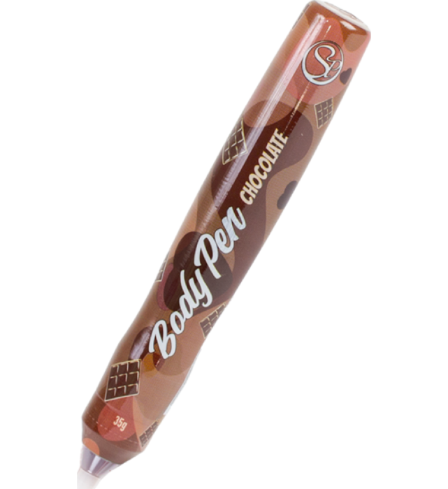 SECRET PLAY - BODY PEN CHOCOLATE, pisalo za poslikavo telesa