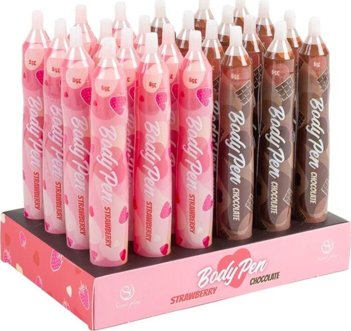 Jedilni flomastri SECRETPLAY COSMETIC SECRET PLAY - BODY PEN DISPLAY 24 UNITS