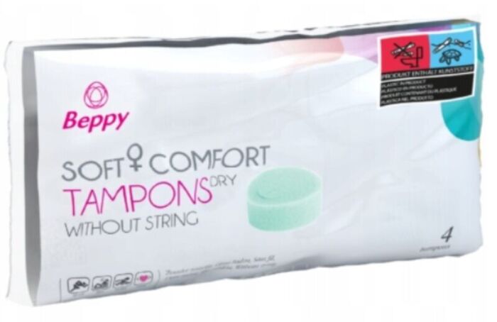 Tamponi BEPPY Klasični brez vrvice - za aktivno življenje med menstruacijo