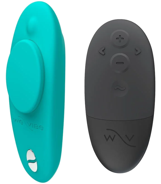 WE-VIBE MOXIE+ vibrator za hlačke z magnetno sponko Aqua