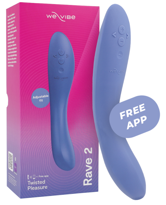 Vibrator WE-VIBE RAVE 2 za točko G, moder