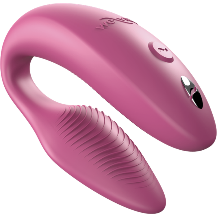 Nastavljiv vibrator za pare WE-VIBE SYNC 2 rožnate barve