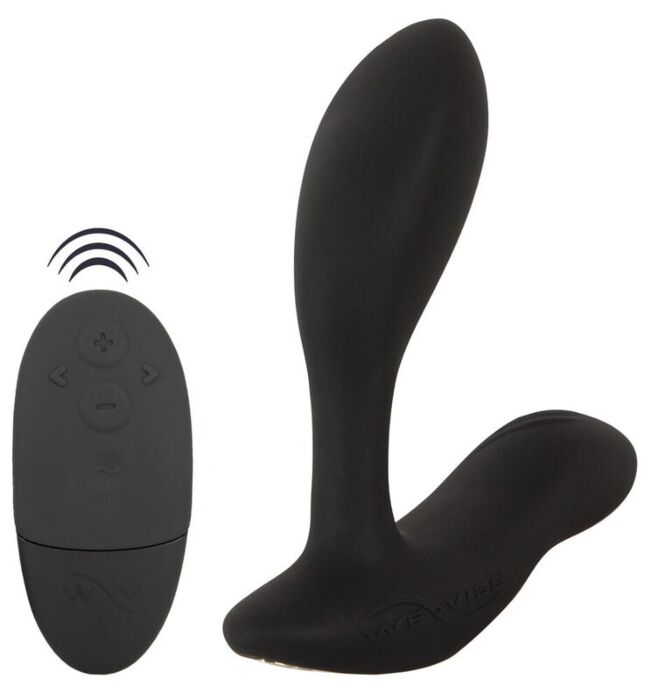 Prostatični masažer WE-VIBE VECTOR+ BLACK z daljinskim upravljalnikom