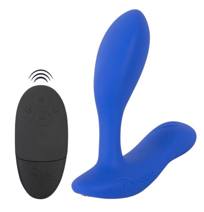 WE-VIBE VECTOR+ masažer prostate za dvojno stimulacijo, kraljevsko moder
