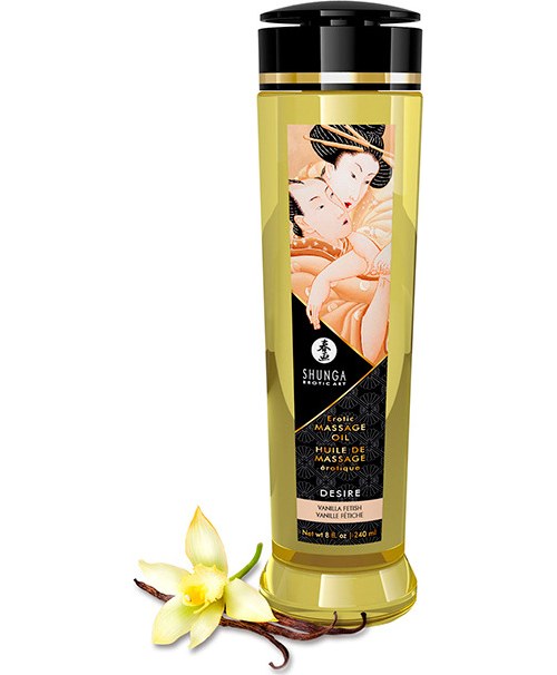 Olje za masažo Shunga Desire - Vanilija z vitaminom E