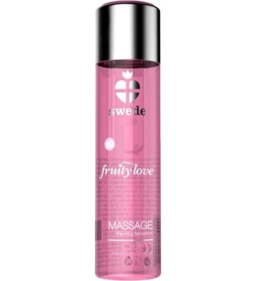Olje masaže SWEDE Fruity Love z učinkom toplote