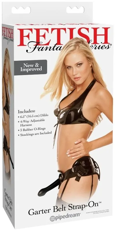 Škatla izdelka Fetish Fantasy Garter Belt Strap-On